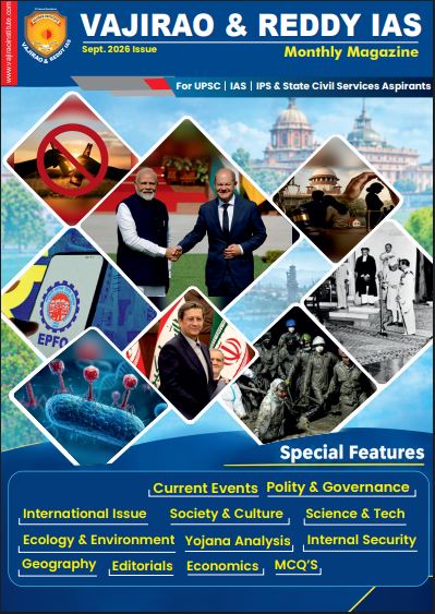Vajirao and Reddy IAS Insights September-2026 UPSC current affairs magazine cover